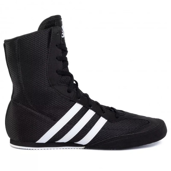Adidas Box Hog 2 Black Boxing Shoes Boots FX0561 Unisex Mens 7 Women’s 8 EU 40 - Picture 3 of 16